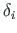$ \delta_{i}$