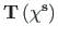 $\displaystyle \mathbf{T}\left(\mathbf{{\chi}^{s}}\right)$