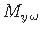 $ {M_{y\hspace*{1pt}\omega}}$