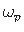 $ \omega_{p}$