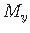 $ M_{y}$