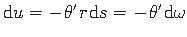 $\displaystyle {\mathrm{d} u} = -\hspace*{1pt}\theta^{\prime}\hspace*{1pt}r\hspa...
...t}{\mathrm{d} s} = -\hspace*{1pt}\theta^{\prime}\hspace*{1pt}{\mathrm{d}\omega}$