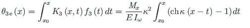 $\displaystyle {\theta}_{3\hspace*{1pt}e}\left(x\right) = \int_{x_{0}}^{x}K_{3}\...
...space*{1pt}\left(x - t\right) }\hspace*{1pt}} -1 \right)}\hspace*{1pt} dt \quad$