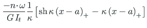 $\displaystyle \hspace*{1pt}\frac{-n\hspace*{-2pt}\cdot\hspace*{-2pt}\omega}{{G\...
...ace*{1pt}} -
\hspace*{1pt}{{\kappa\left(x - a\right)_{+}}\hspace*{1pt}} \right]$