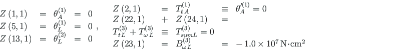 \begin{displaymath}\begin{array}{lclcl}
Z\left(1,1\right) & = & {\theta^{\left( ...
...hspace*{-2pt}\mathrm{cm^{2}}
\end{array}<tex2html_comment_mark>\end{displaymath}