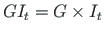 $\displaystyle GI_{t} = G \times I_{t}$