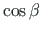 $\cos\beta $