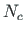 $N_{c}$