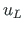 $\displaystyle u_{L}$