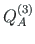 $Q^{\left( 1\right) }_{A}$