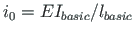 $i_{0}= EI_{basic}/l_{basic}$