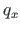 $q_{x}$