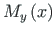 $M_{y}\left(x\right)$