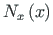 $N_{x}\left(x\right)$