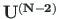 $\mathbf{U^{\left(N-2\right)}}$