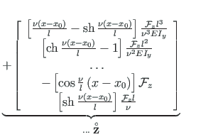$\displaystyle %
{ \normalsize { \underbrace{
+ \left[\begin{array}{c} % \normal...
...\stackrel{\rm\circ}{Z}}} }}
\qquad \hspace*{6pt} %\qquad \hspace*{10pt} \quad
$