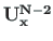 $\mathbf{U^{N-2}_{x}}$