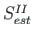 $S^{II}_{est}$