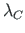 $\lambda_{C}$