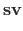 $\displaystyle \mathbf{sv}$